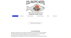 Desktop Screenshot of colpacificmotel.com